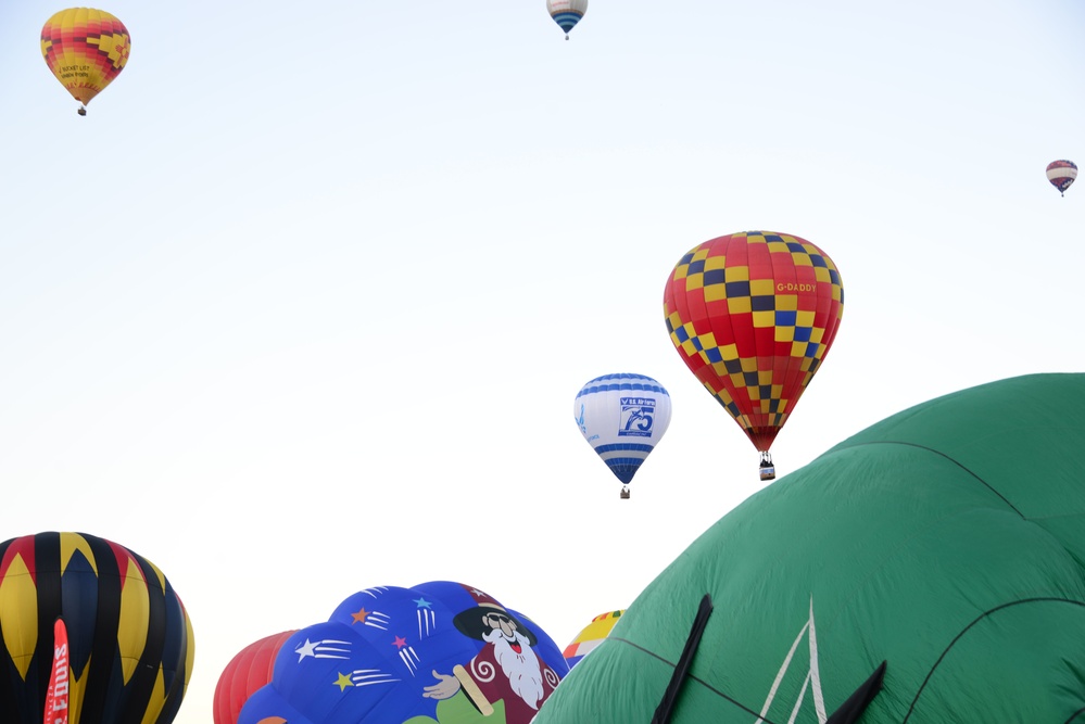 Air Force 75th Birthday Balloon debut at the ABQ Int'l Balloon Fiesta