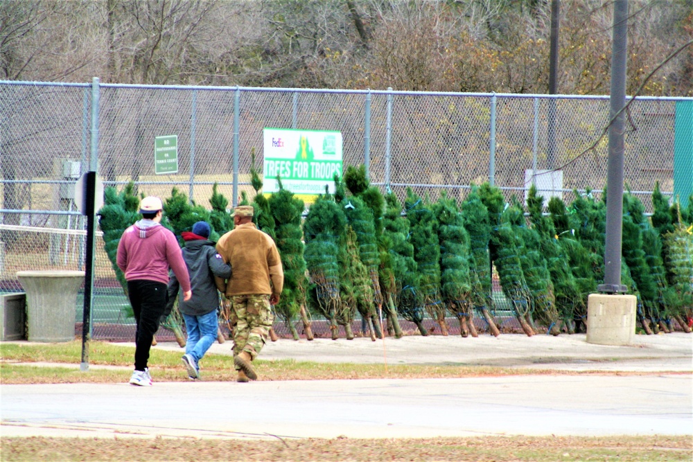 Dozens of Christmas trees donated to Fort McCoy troops during 2022 Trees for Troops event