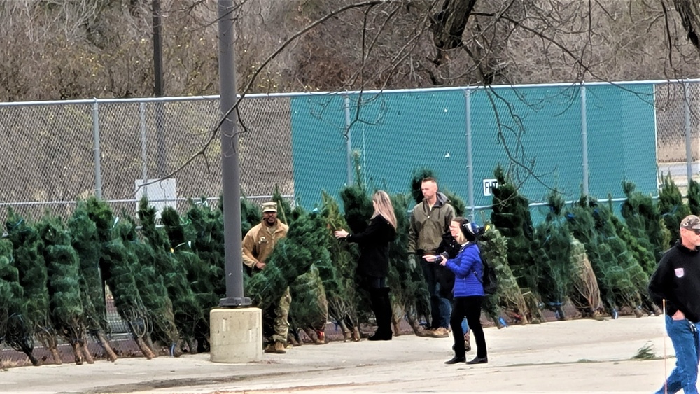 Dozens of Christmas trees donated to Fort McCoy troops during 2022 Trees for Troops event