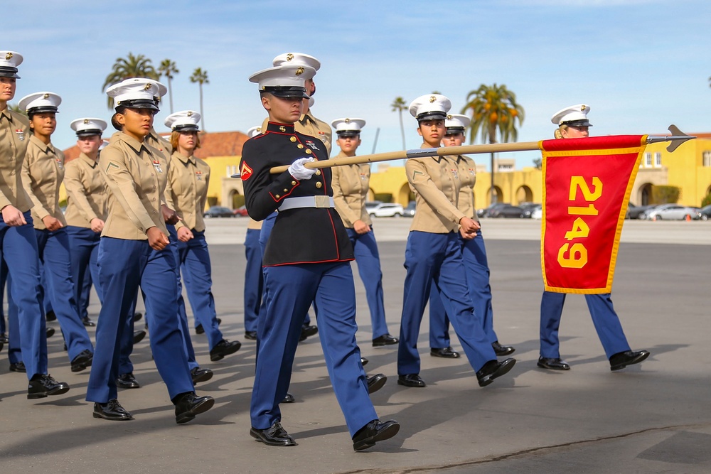 MCRD San Diego's First Female Honor Graduate