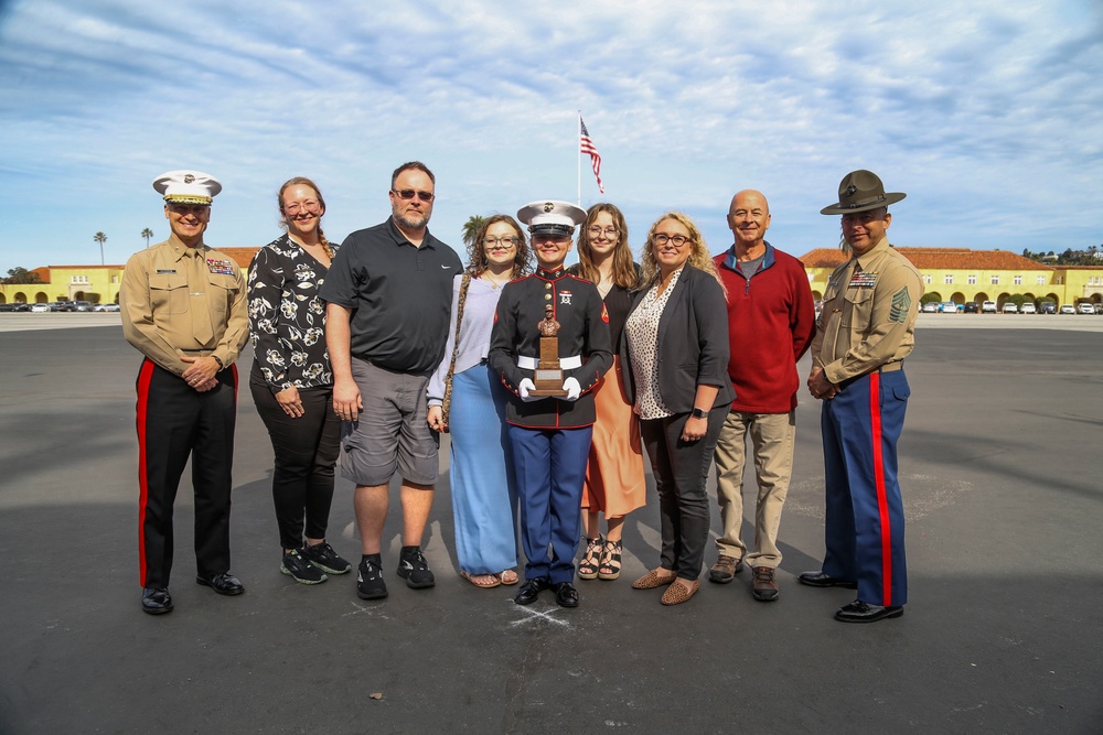 MCRD San Diego's First Female Honor Graduate