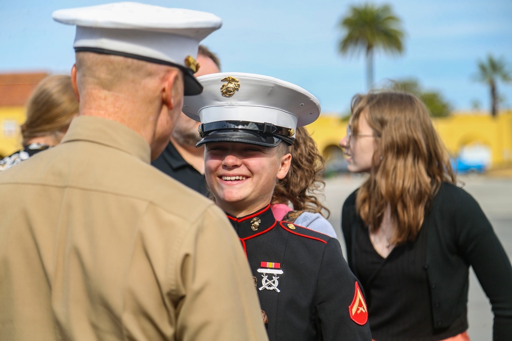 MCRD San Diego's First Female Honor Graduate