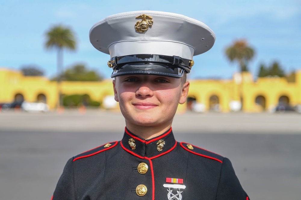 MCRD San Diego's First Female Honor Graduate