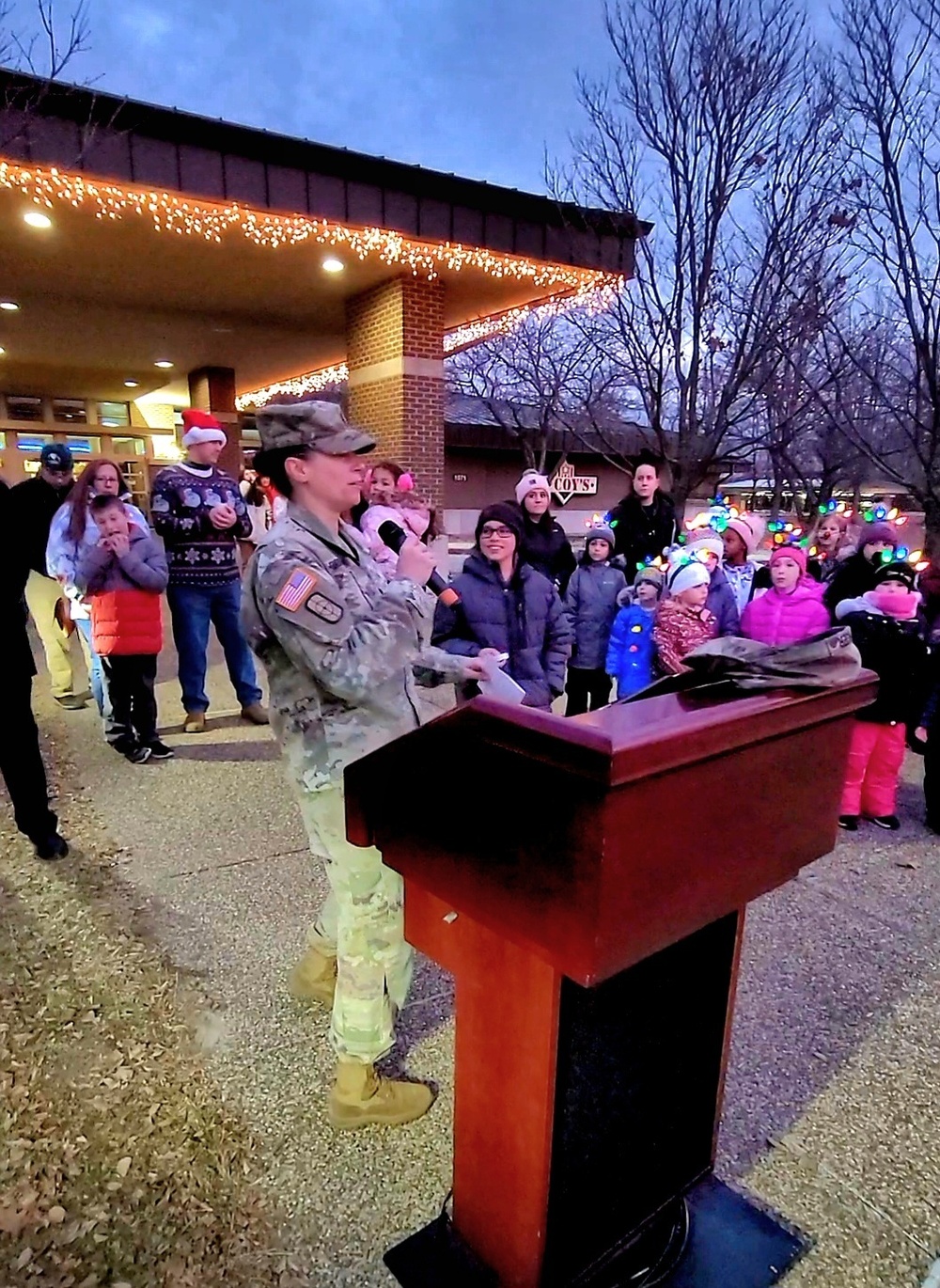 Fort McCoy holds 2022 Christmas Tree Lighting Event