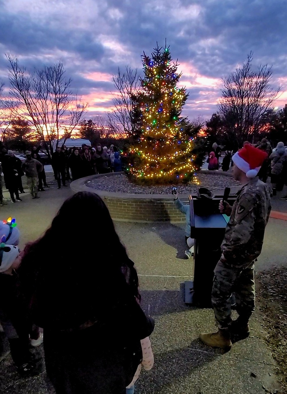 Fort McCoy holds 2022 Christmas Tree Lighting Event