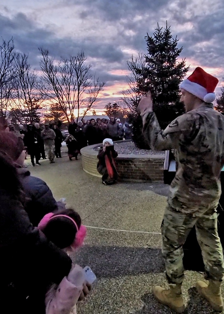 Fort McCoy holds 2022 Christmas Tree Lighting Event