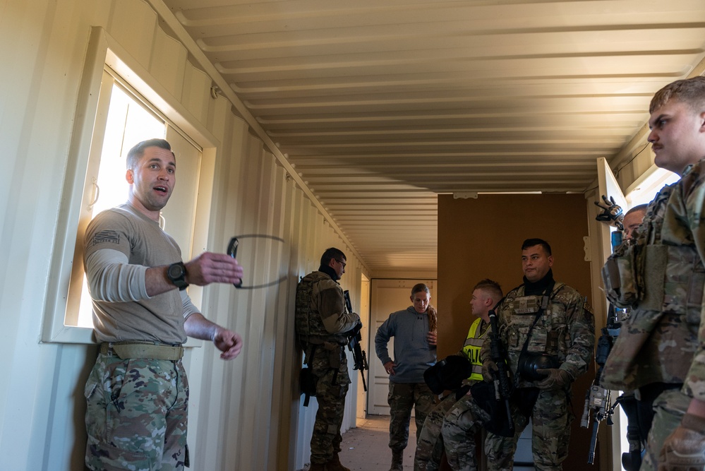 Security Forces active shooter training at the 182nd Airlift Wing Nov. 6, 2022