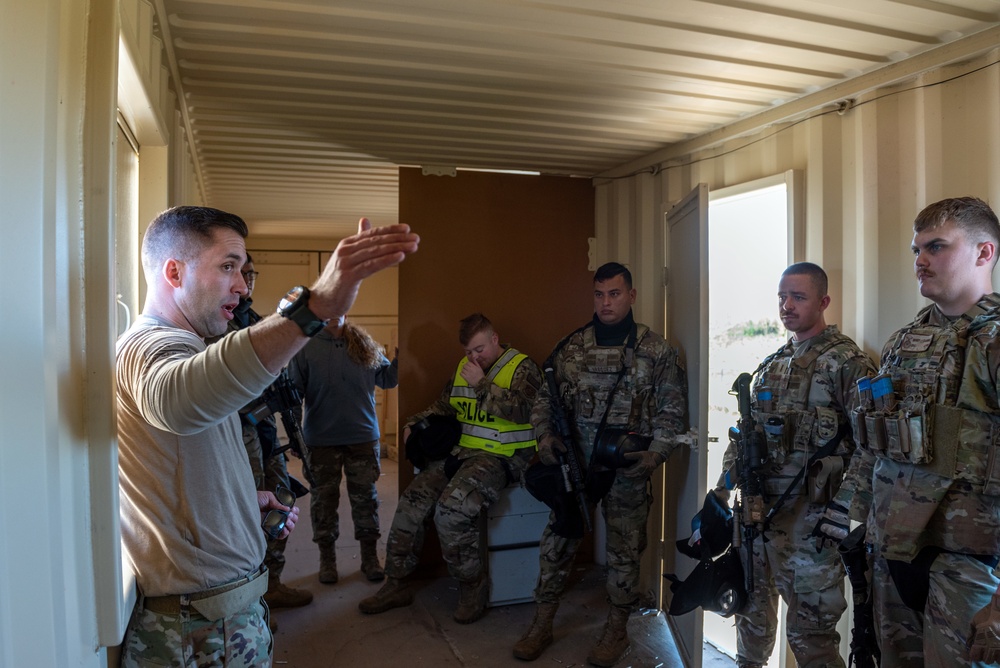 Security Forces active shooter training at the 182nd Airlift Wing Nov. 6, 2022