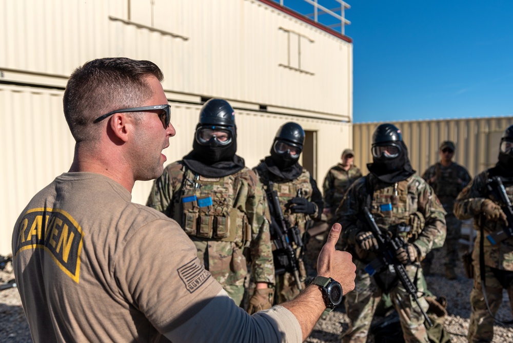 Security Forces active shooter training at the 182nd Airlift Wing Nov. 6, 2022
