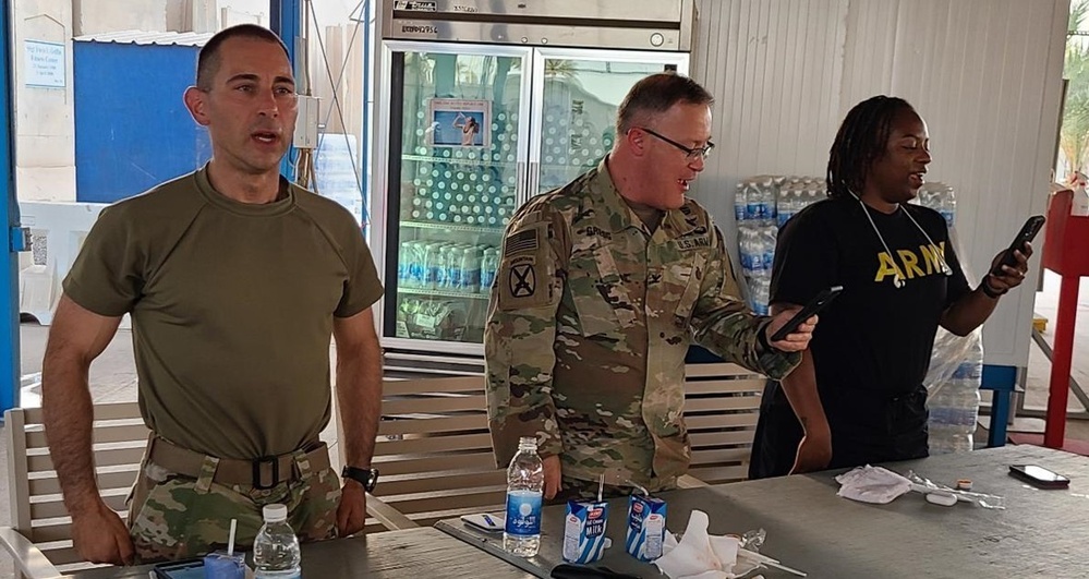 Too hot to Handle? Joint Task Force 374 Med Hosts Spicy Ramen Eating Contest