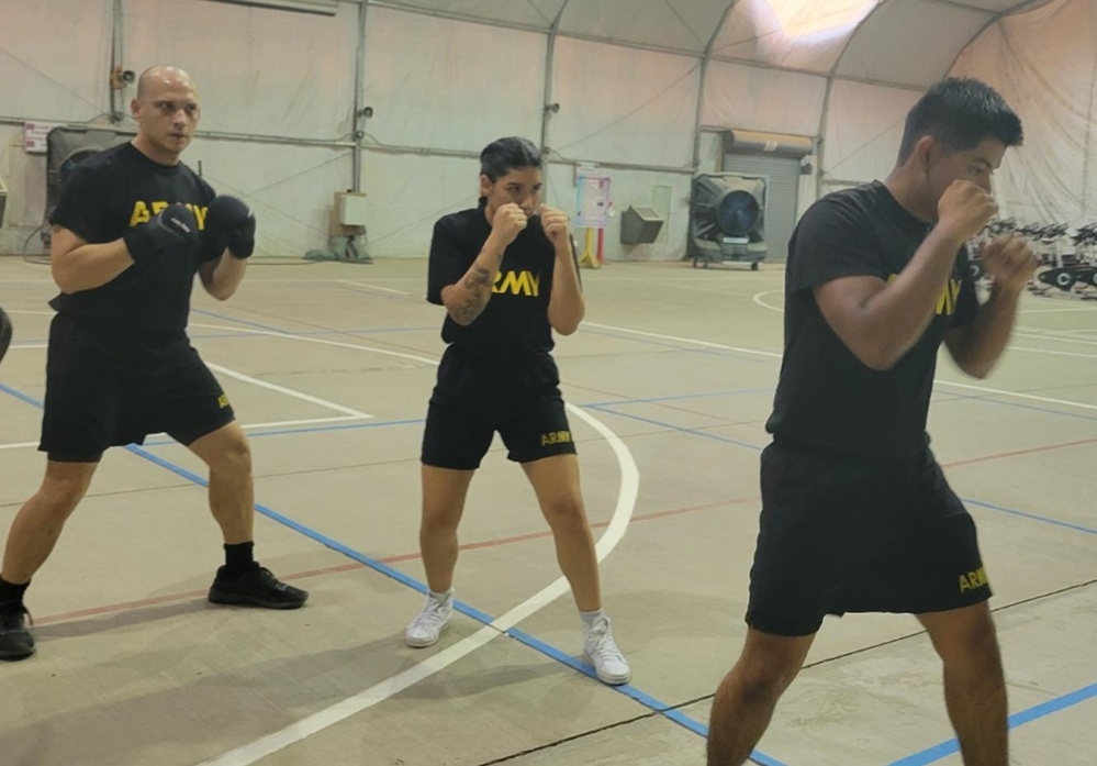 Joint Task Force Med 374 Soldiers form New Boxing Club