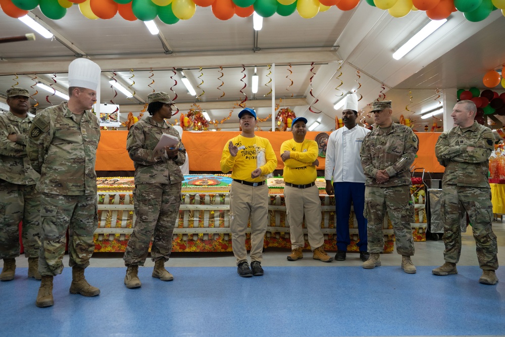 Thanksgiving Day at Camp Arifjan Zone 6 Dining Facility