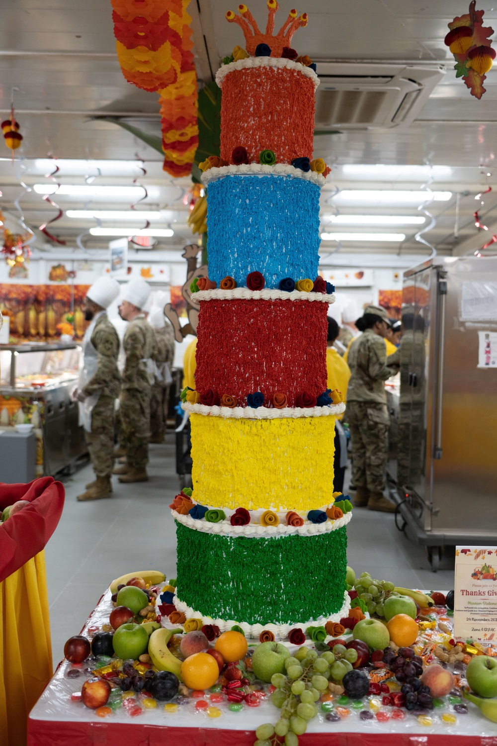 Thanksgiving Day at Camp Arifjan Zone 6 Dining Facility