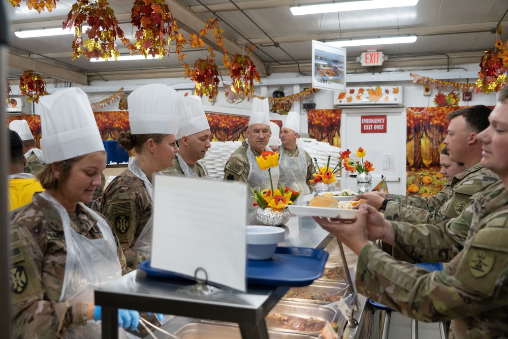 Thanksgiving Day at Camp Arifjan Zone 6 Dining Facility