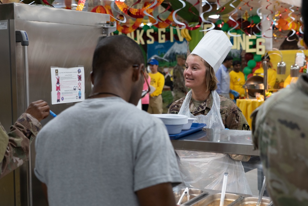 Thanksgiving Day at Camp Arifjan Zone 6 Dining Facility