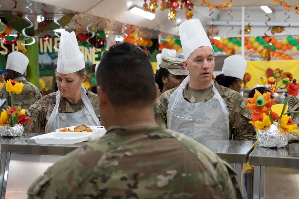 Thanksgiving Day at Camp Arifjan Zone 6 Dining Facility