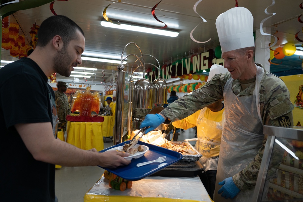 Thanksgiving Day at Camp Arifjan Zone 6 Dining Facility