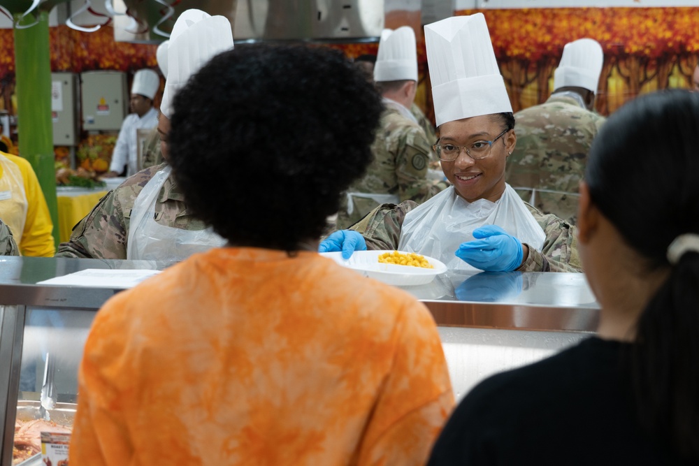 Thanksgiving Day at Camp Arifjan Zone 6 Dining Facility