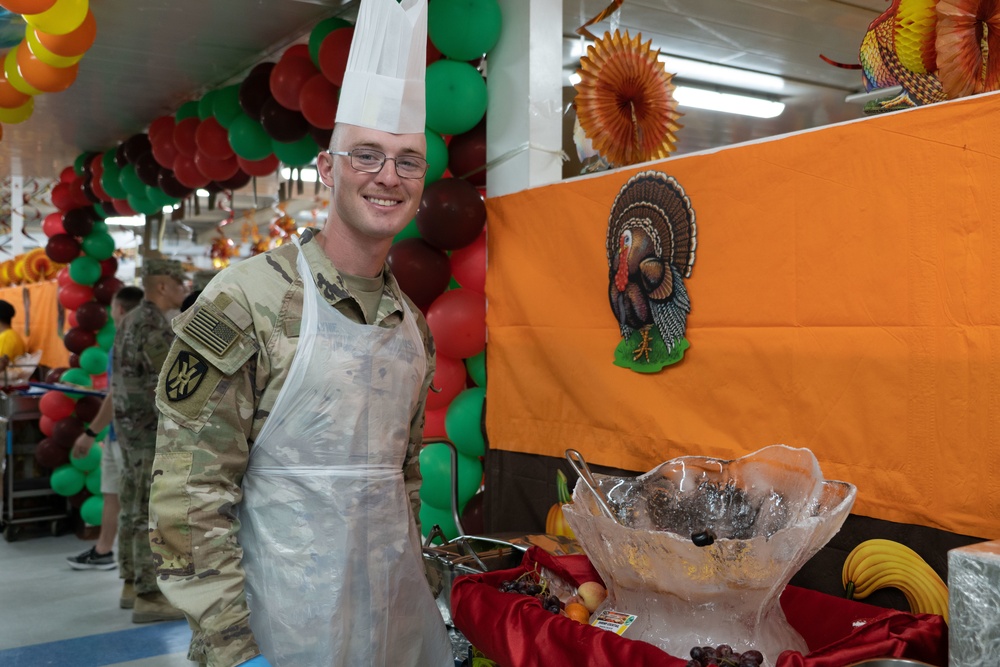 Thanksgiving Day at Camp Arifjan Zone 6 Dining Facility