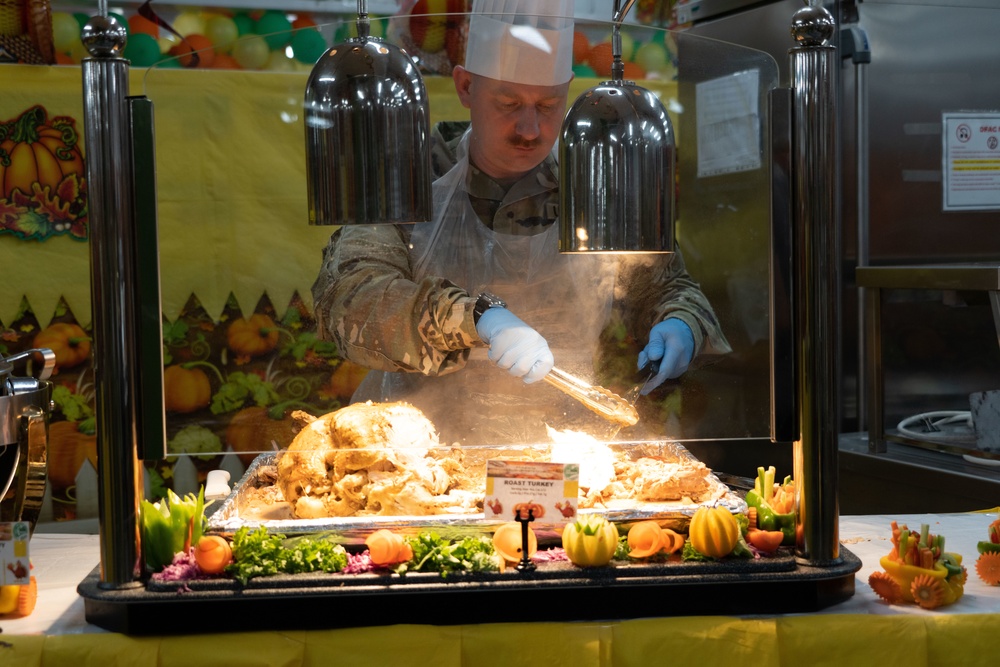 Thanksgiving Day at Camp Arifjan Zone 6 Dining Facility