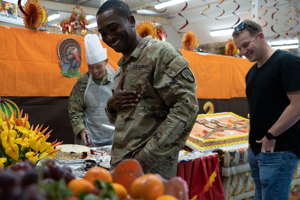 Thanksgiving Day at Camp Arifjan Zone 6 Dining Facility