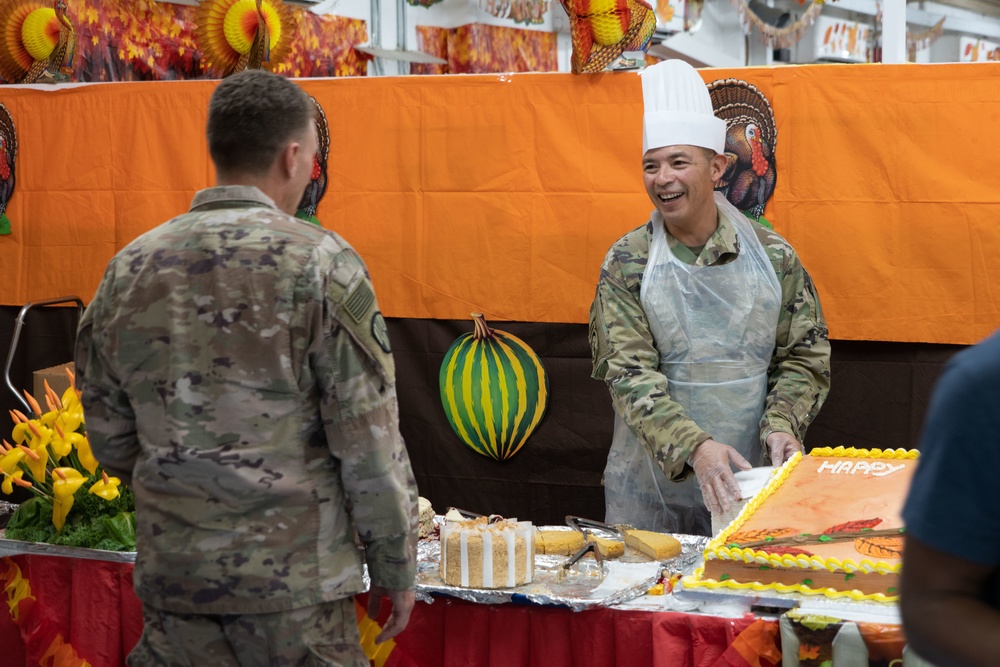 Thanksgiving Day at Camp Arifjan Zone 6 Dining Facility