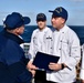 USCGC Hamilton crew members hold advancement ceremony at sea