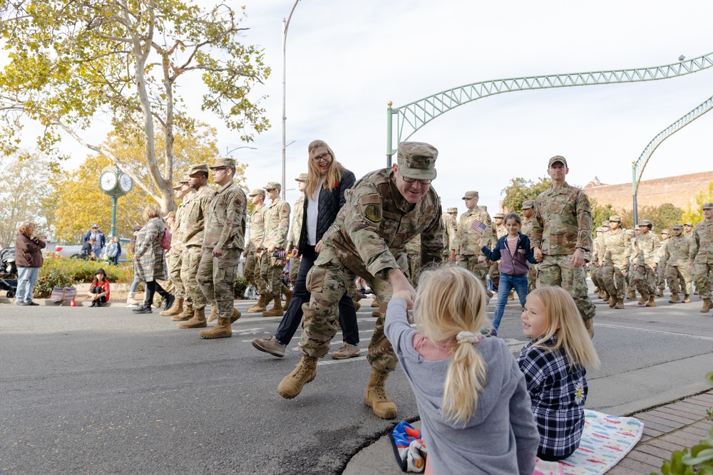Beale Air Force Base Participates in Marysville Veterans' Day Parade