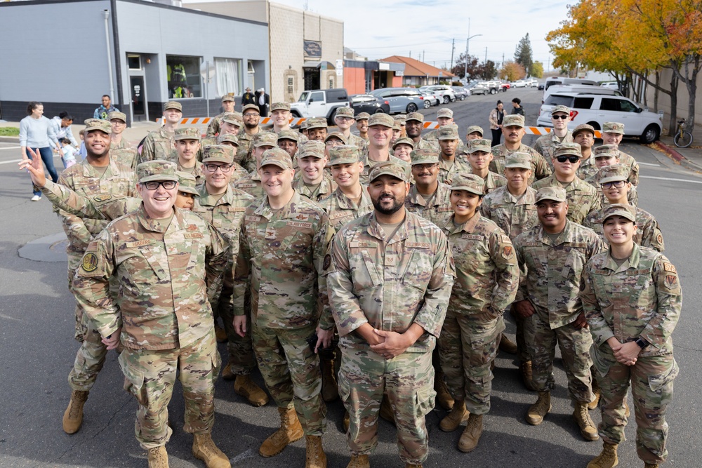 Beale Air Force Base Participates in Marysville Veterans' Day Parade