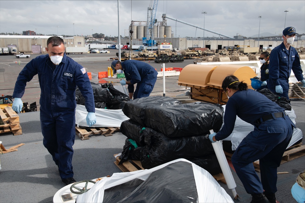 Coast Guard Cutter Bertholf conducts operations at sea during 77-day counter-narcotic deployment in the Eastern Pacific Ocean