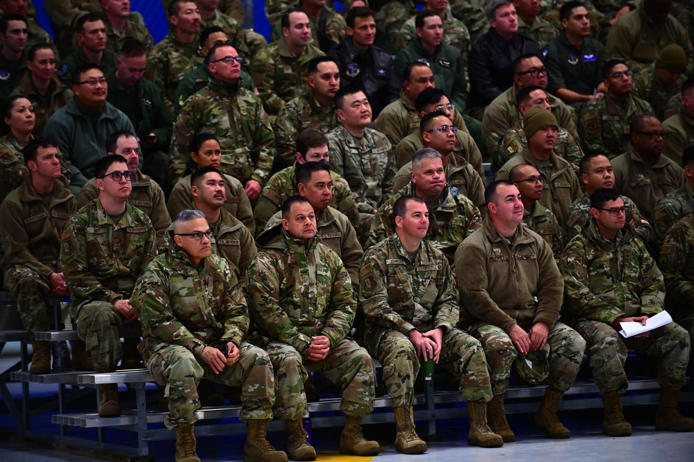 129th Rescue Wing holds all hands meeting