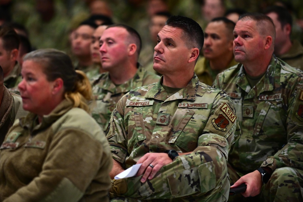 129th Rescue Wing holds all hands meeting