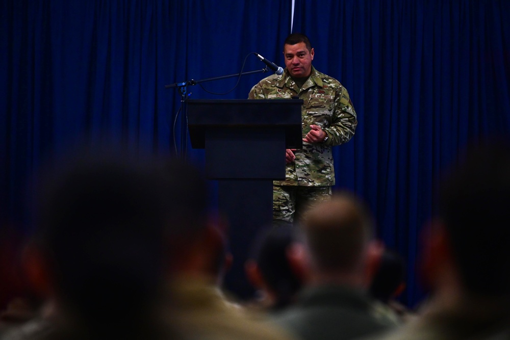 129th Rescue Wing holds all hands meeting