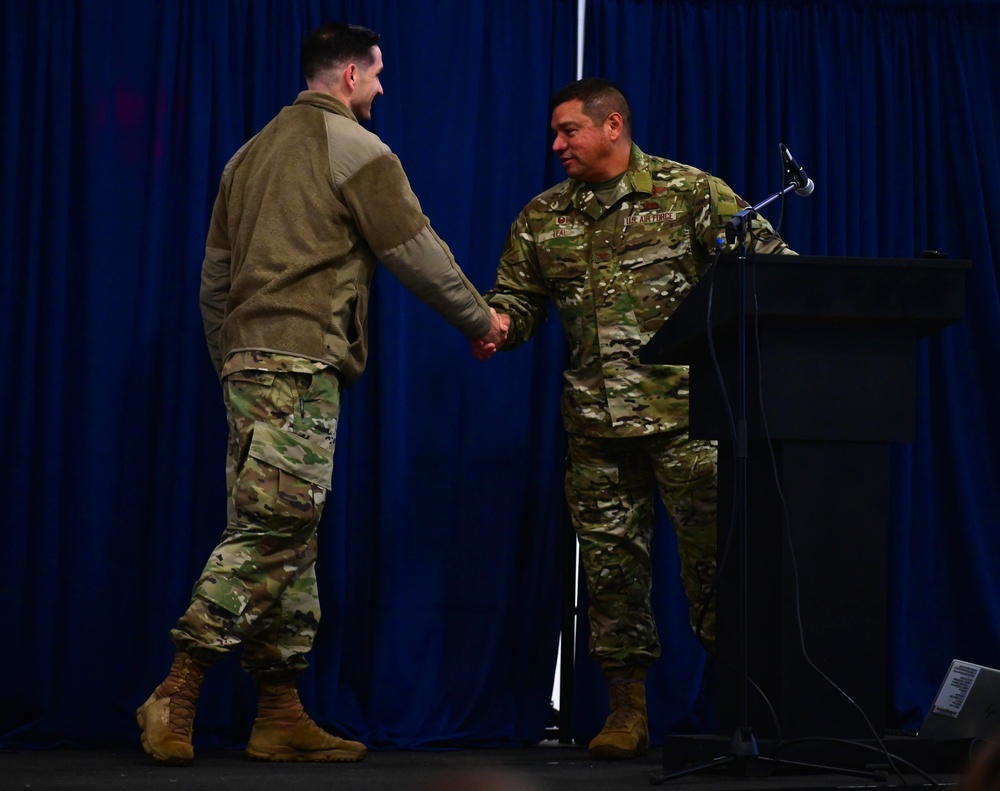 129th Rescue Wing holds all hands meeting