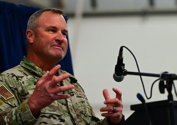 129th Rescue Wing holds all hands meeting