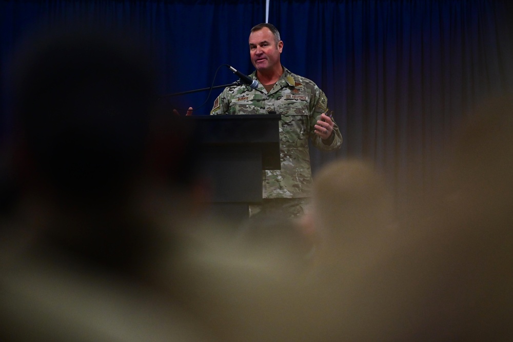 129th Rescue Wing holds all hands meeting