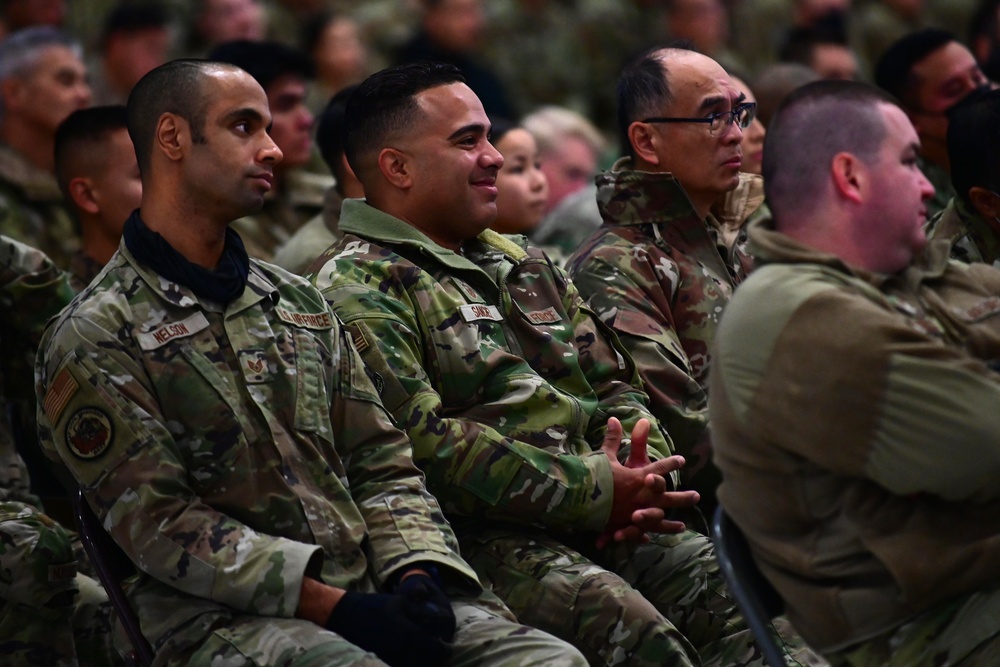 129th Rescue Wing holds all hands meeting