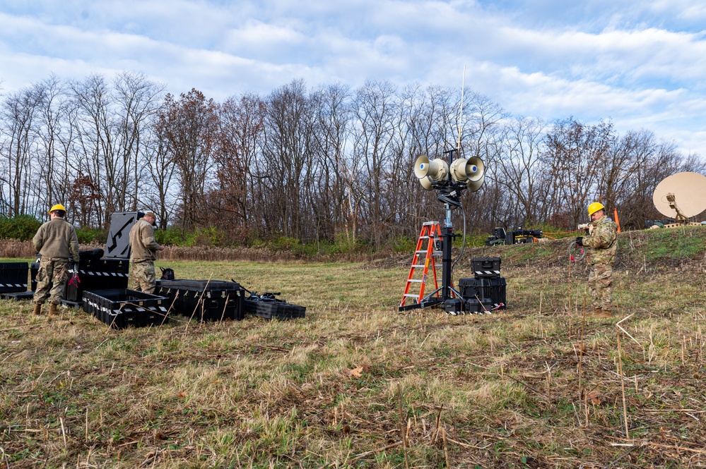 264th Combat Communications Squadron Field Communication Package exercise Nov. 6, 2022