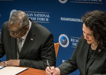 SECDEF Delivers Remarks at Reagan National Defense Forum