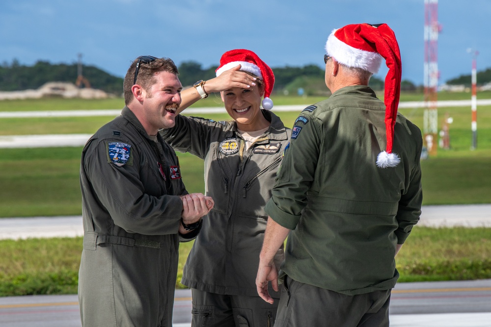 A Royal New Zealand Air Force C-130H Hercules arrives at Andersen AFB