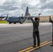 A Royal New Zealand Air Force C-130H Hercules arrives at Andersen AFB