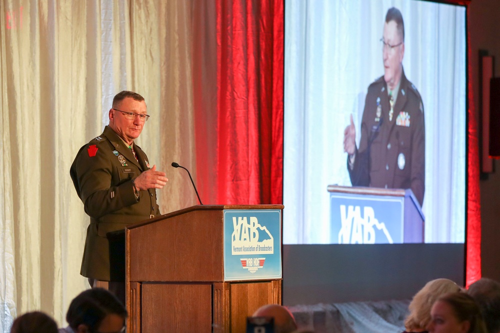 Vermont Adjutant General Receives Friend of Broadcasters Award