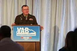 Vermont Adjutant General is honored with the “Friend of Broadcasters Award”