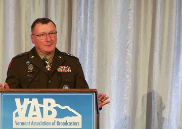 Vermont Adjutant General Receives Award From Association of Broadcasters