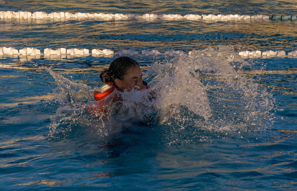 8th TCP Soldiers Practice Water Survival