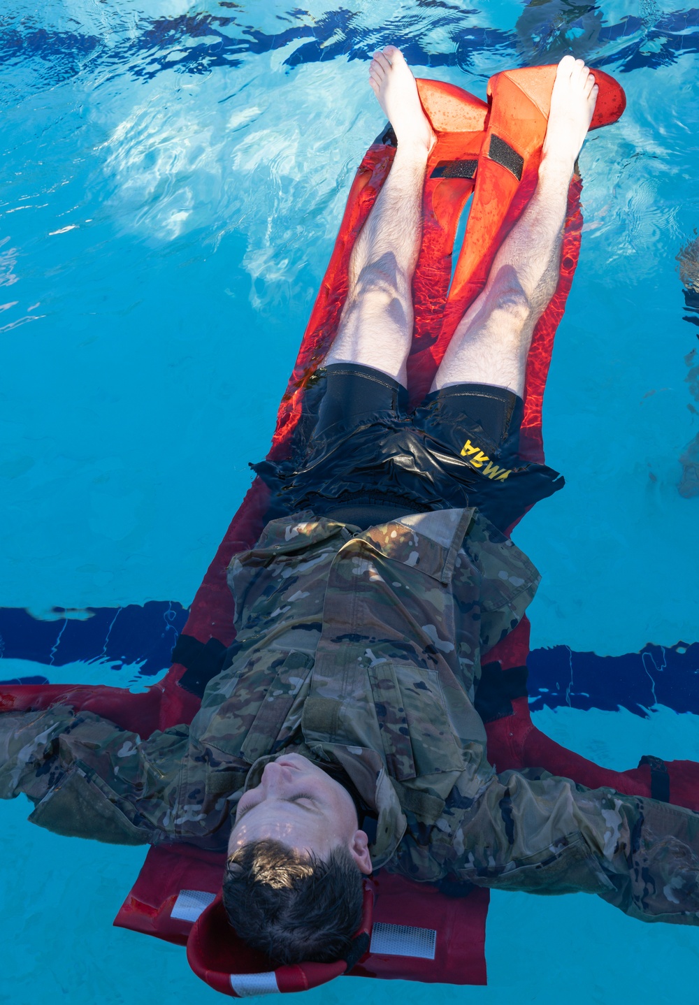 8th TCP Soldiers Practice Water Survival