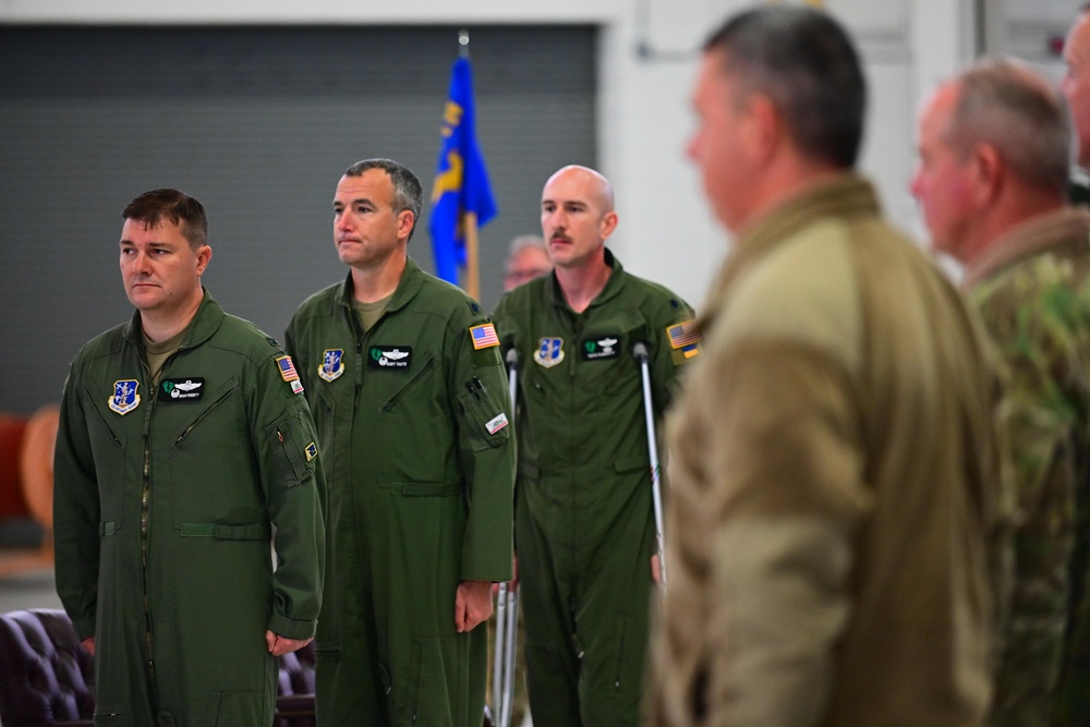 129th Rescue Squadron holds change of command ceremony