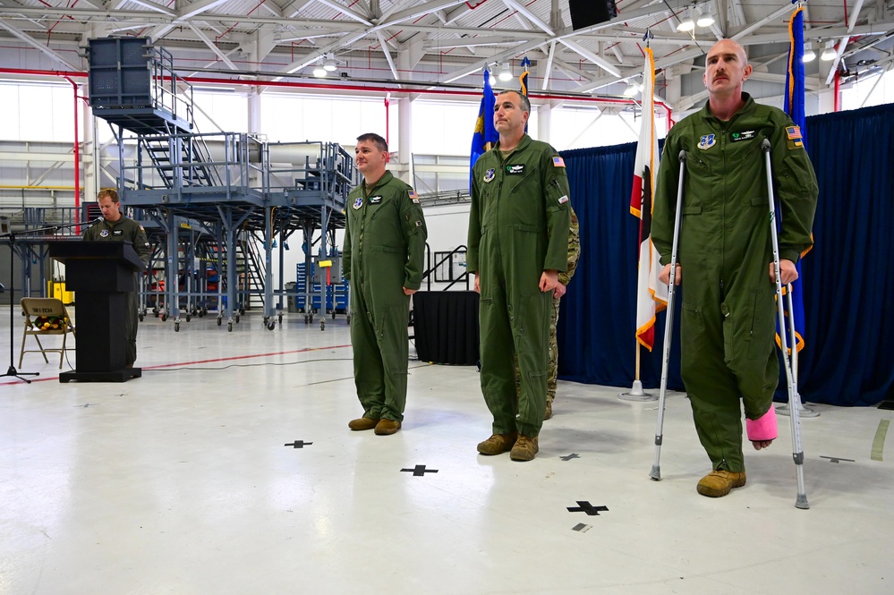 129th Rescue Squadron holds change of command ceremony