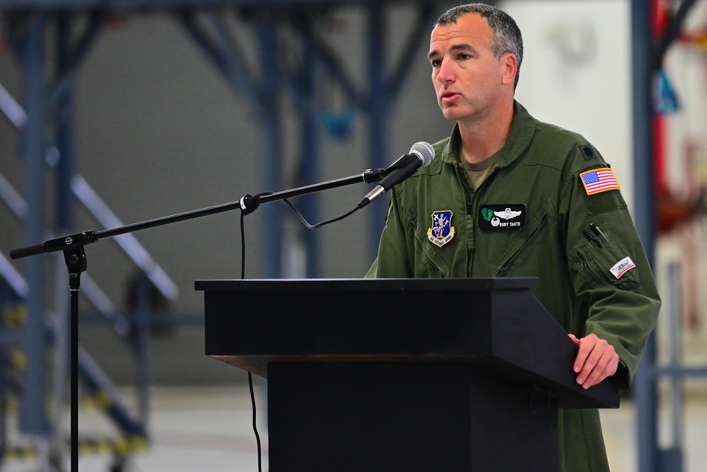 129th Rescue Squadron holds change of command ceremony