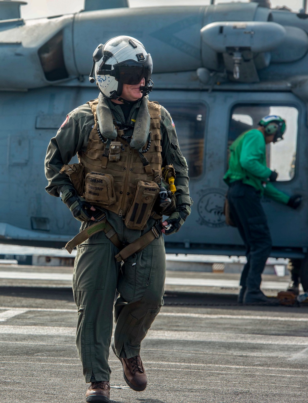 USS Ronald Reagan (CVN 76) conducts flight operations